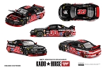 Kaido House x Mini GT Nissan Skyline GT-R (R33) Black Kaido Cat