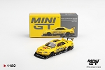 Mini GT 1/64 Nissan LB-ER34 Super Silhouette Skyline Sport Yellow